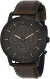 Fossil Collider Hybrid Hr Smartwatch Black Dial Men's Watch FTW7008, Brown