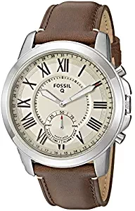 Fossil Digital Beige Dial Unisex Hybrid Smartwatch FTW1118