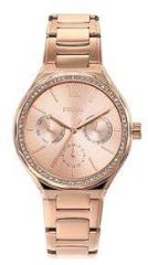 Fossil Eevie Analog Rose Gold Dial Women's Watch BQ3721