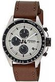 Fossil End Of Season Chronograph Silver Dial Men's Watch CH2882