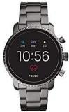 Fossil Explorist Hr Black Dial Men's Smart Watch FTW4012