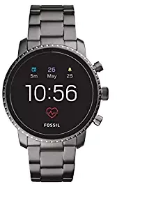 Fossil Explorist Hr Black Dial Men's Smart Watch FTW4012