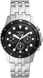 Fossil FB 01 Analog Black Dial Men's Watch FS5837, Silver