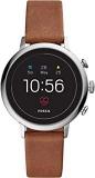 Fossil Gen 4 40mm, brown ventura Leather Touchscreen Women's Smartwatch with Heart Rate, GPS, Music storage and Smartphone Notifications FTW6014