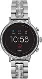 Fossil Gen 4 40mm, Silver Ventura Stainlesss Steel Touchscreen Women's Smartwatch With Heart Rate, GPS, Music Storage And Smartphone Notifications FTW6013