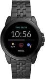 Fossil Gen 5E Men's Smartwatch With Stainless Steel Band, Full Touch, AMOLED Screen, Bluetooth Calling, And Built In GPS FTW4056