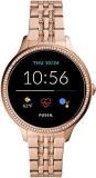 Fossil Gen 5E Women's Smartwatch With Stainless Steel Mesh Strap, Full Touch, AMOLED Screen, Bluetooth Calling, And Built In GPS FTW6073