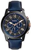 Fossil Grant Analog Black Dial Men's Watch FS5061