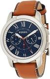 Fossil Grant Analog Blue Dial Men's Watch FS5210