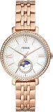 Fossil Jacqueline Analog Mother Of Pearl Dial Women's Watch ES5165 Stainless Steel, Rose Gold Strap