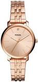 Fossil Lexie Luther Analog Rose Gold Dial Women's Watch BQ3567