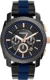 Fossil Machine Two Tone Watch FS5164