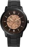 Fossil Men Analog Neutra Automatic Black Dial And Band Automatic Stainless Steel Watch ME3183