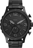 Fossil Nate Chronograph Black Dial Men's Watch JR1401