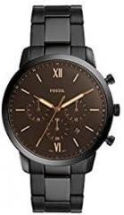 Fossil Neutra Analog Black Dial Men's Watch FS5525