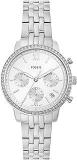 Fossil Neutra Analog Silver Dial Women's Watch ES5217