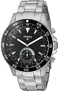 Fossil Q Crewmaster Hybrid Silver Stainless Steel Smartwatch