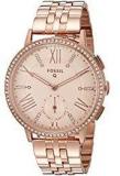 Fossil Q Gazer Hybrid Rose Gold Tone Stainless Steel Smartwatch