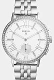 Fossil Q Gazer Hybrid Silver Stainless Steel Smartwatch