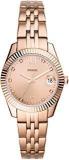 Fossil Scarlette Mini Analog Gold Dial Women's Watch ES4898