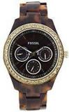 Fossil Stella Chronograph Brown Dial Women's Watch ES2795