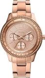 Fossil Stella Sport Analog Rose Gold Dial Women's Watch ES5106