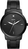 Fossil The Minimalist 3h Analog Black Dial Men's Watch FS5455