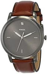 Fossil The Minimalist 3h Analog Grey Dial Men's Watch FS5479