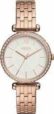 Fossil Tillie Analog White Dial Women's Watch BQ3497 Stainless Steel, Rose Gold Strap