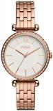 Fossil Tillie Analog White Dial Women's Watch BQ3497