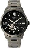 Fossil Townsman Auto Smoke Analog Men's Watch ME3172 Black Dial Grey Colored Strap