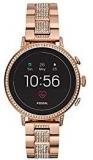 Fossil Women's Gen 4 Venture HR Heart Rate Stainless Steel Touchscreen Smartwatch, Color: Rose Gold Model: FTW6011