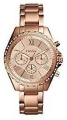 Fossil Women's Modern Courier Stainless Steel Chronograph Dress Quartz Watch