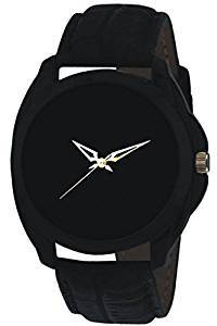 Foxter Fashion Analogue Black Dial Unisex Watch