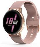 French Connection R3 Color : Pink Touch Screen Unisex Metal Case Smartwatch With Heart Rate & Blood Pressure Monitoring, Upto 10 Days Active Battery Life