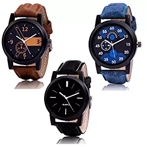 Frida Analogue Black Dial Men's and Women's Watch