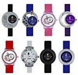 Frida Combo Of 8 Analogue Multicolor Dial Womens Watch Wat W05 201 202 203 204 205 206 207 208