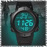 FROZIL Digital Shockproof Multi Functional Automatic Black Strap Waterproof Digital Sports Watch For Men's Kids Watch For Boys Watch For Men Pack Of 1