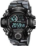 FROZIL Digital Watch Shockproof Multi Functional Automatic Full Black Color Strap Waterproof Digital Sports Watch For Men's Kids Watch For Boys Watch For Men Pack Of 1