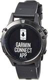 Garmin Unisex Fenix 5 Sapphire Silicone Smart Watch Black_Free Size