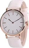 Generic Analogue Women's Watch White Dial White Colored Strap