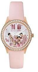 Generic BTS Analog Pink Dimond_03 Rosegold Watch | Girls | Premium Rosegold Watch