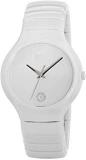 Generic LA ELLITE J Analogue Unisex Watch White Dial Black Colored Strap RCX109