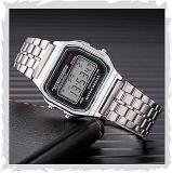 Generic New Premium Brand Digital 4 Colours Light Square Dial Unisex Wrist Watch For Men Women Pack Of 1 SL