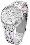 Geneva Platinum Cosmic Analogue Silver Dial Women'S Watch Kflkdnk 132