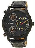 Giordano Chronograph Multi Colored Dial Men's Watch 60068 Black/Yellow