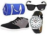 Globalite Combo Men's Casual Shoes GSC0461AMZ With Lotto Watch, Sunglass & Globalite Duffle Bag.