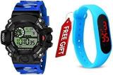 Green Scapper Army Shockproof Waterproof Digital Sports Watch For Men's Kids Sports Watch For Boys Military Army Watch For Boys Big Militry Green & Square Watch 5620