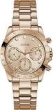 GUESS Analog Rose Gold Dial Unisex Adult Watch GW0314L3