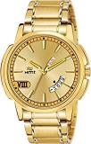 Hamt Analogue Men's Watch Gold Dial Gold Colored Strap Series